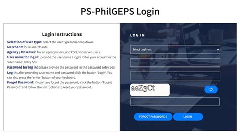 philgeps login as buyer|HELP .